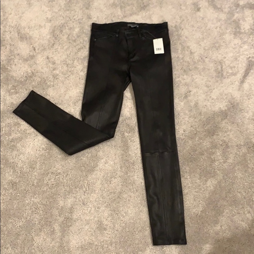 Vince leather pants. Size 2. New with tags.